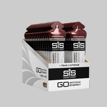 Load image into Gallery viewer, Science in Sport GO Energy + Caffeine Gel Dbl Espresso - 30 Pack