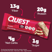 Load image into Gallery viewer, Quest Protein Bar, High Protein, Low Carb, Keto Friendly, 60g, 12 Count