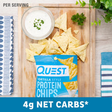 Load image into Gallery viewer, Quest Nutrition Tortilla Style Protein Chips, High Protein, Low Carb, Baked, 32g (Pack of 8)