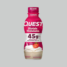 Load image into Gallery viewer, Quest Nutrition Protein Shake, 45g Protein, 2g Sugar, 4g Net Carbs, Ready to Drink, Gluten Free, 12 Count
