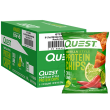 Load image into Gallery viewer, Quest Nutrition Tortilla Style Protein Chips, High Protein, Low Carb, Baked, 32g (Pack of 8)