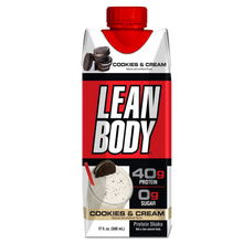 Load image into Gallery viewer, LEAN BODY PROTEIN SHAKE Ready-To-Drink (12 pack) 500ml - Cookies & Cream