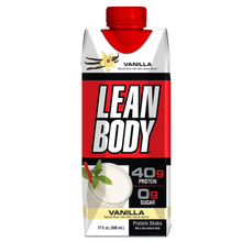Load image into Gallery viewer, LEAN BODY PROTEIN SHAKE Ready-To-Drink (12 pack) 500ml - Vanilla