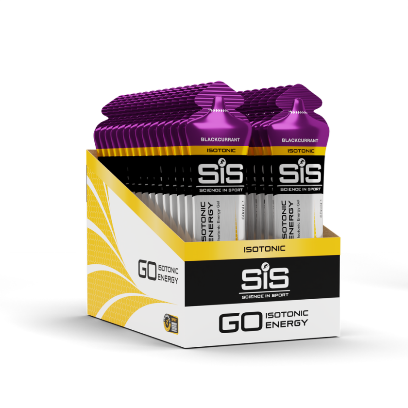 Science in Sport GO Isotonic Energy Gel Blackcurrant - 30 Pack