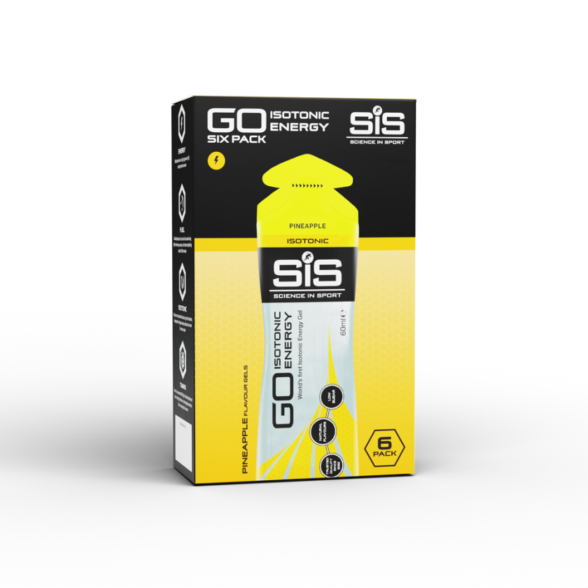 Science in Sport GO Isotonic Energy Gel Pineapple - 6 Pack