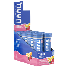 Load image into Gallery viewer, Nuun Sport Hydration Electrolyte Tablets - 10 tabs x 8 tubes
