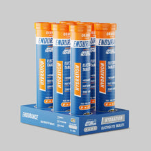 Load image into Gallery viewer, Endurance Hydration Electrolyte Tablets - 20 tabs x 6 tubes
