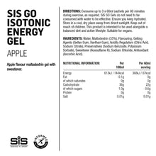 Load image into Gallery viewer, Science in Sport GO Isotonic Energy Gel Apple - 30 Pack
