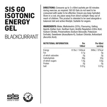 Load image into Gallery viewer, Science in Sport GO Isotonic Energy Gel Blackcurrant - 6 Pack
