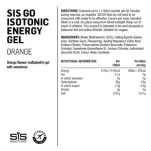 Load image into Gallery viewer, Science in Sport GO Isotonic Energy Gel Orange - 30 Pack
