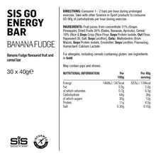 Load image into Gallery viewer, Science in Sport GO Energy Bar Mini Banana Fudge - 30 Pack
