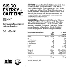 Load image into Gallery viewer, Science in Sport GO Energy + Caffeine Gel Berry - 30 Pack

