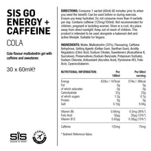 Load image into Gallery viewer, Science in Sport GO Energy + Caffeine Gel Cola - 30 Pack
