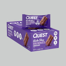 Load image into Gallery viewer, Quest Bake Shop Protein Brownie, 56g, 10 Count - Choc Brownie
