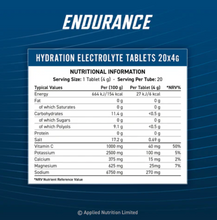 Load image into Gallery viewer, Endurance Hydration Electrolyte Tablets - 20 tabs x 6 tubes
