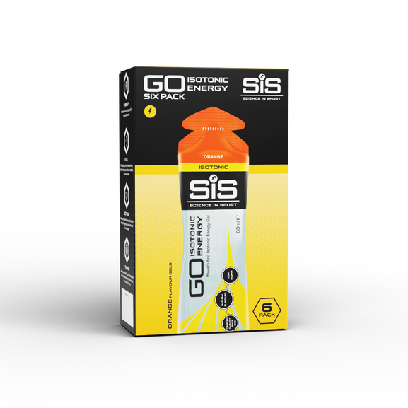 Science in Sport GO Isotonic Energy Gel Orange - 6 Pack