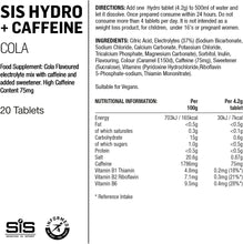 Load image into Gallery viewer, Science in Sport Hydro Tablets Cola + Caffeine - 8 Pack
