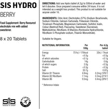 Load image into Gallery viewer, Science in Sport Hydro Tablets Berry - 8 Pack
