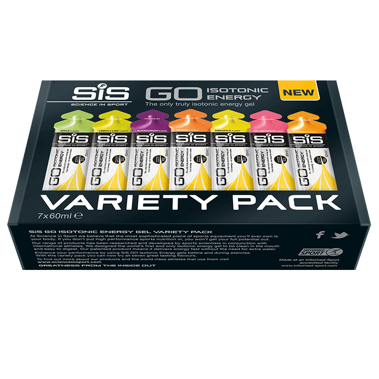 Science in Sport GO Isotonic Energy Gel Variety Pack (box of 7)